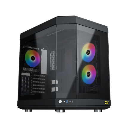 XIGMATEK CUBI ATX RGB TOWER GAMING CASE BLACK