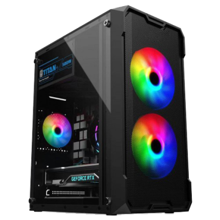 GAME ARENA CG 170 MESHY BLACK