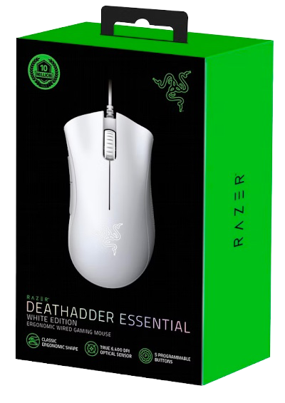 RAZER DEATHADDER ESSENTIAL WHITE