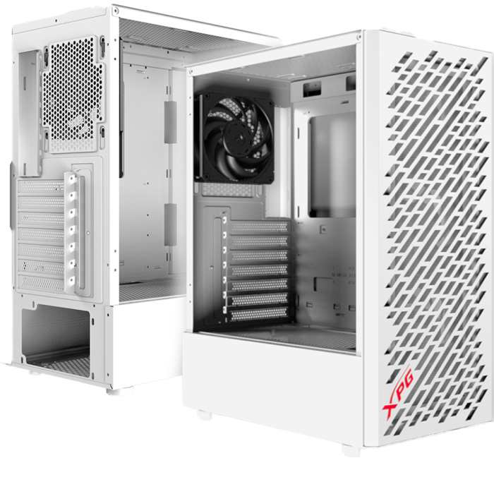 ⁦XPG VALOR AIR MIDTOWER WHITE⁩ - الصورة ⁦1⁩