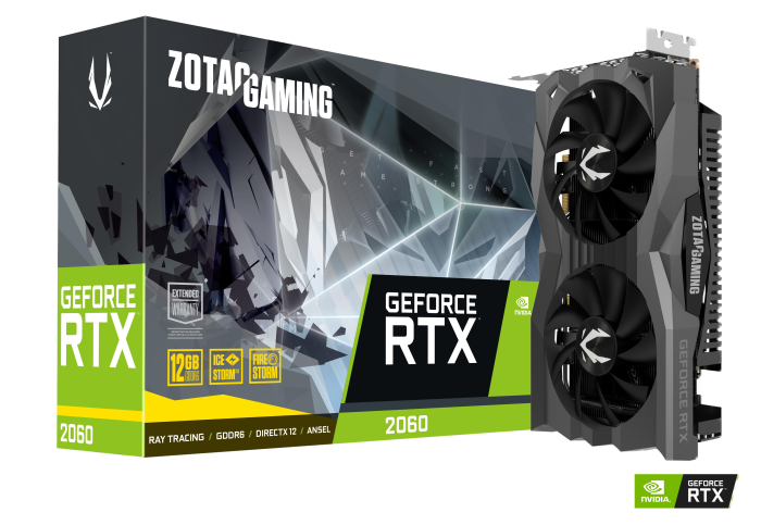 ⁦ZOTAC RTX 2060 TWIN EDGE 12GB⁩ - الصورة ⁦1⁩