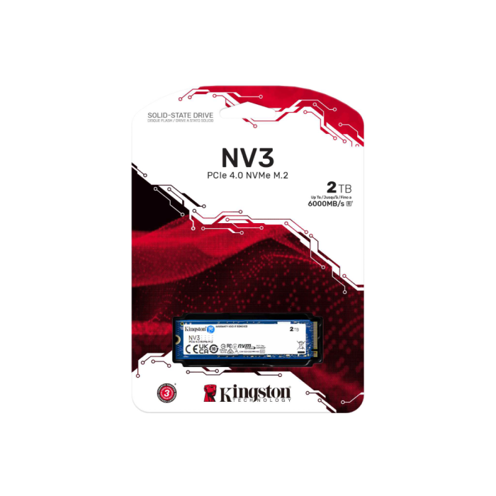 ⁦KINGSTON NV3 2TB NVMe 6000MB/s⁩ - الصورة ⁦4⁩