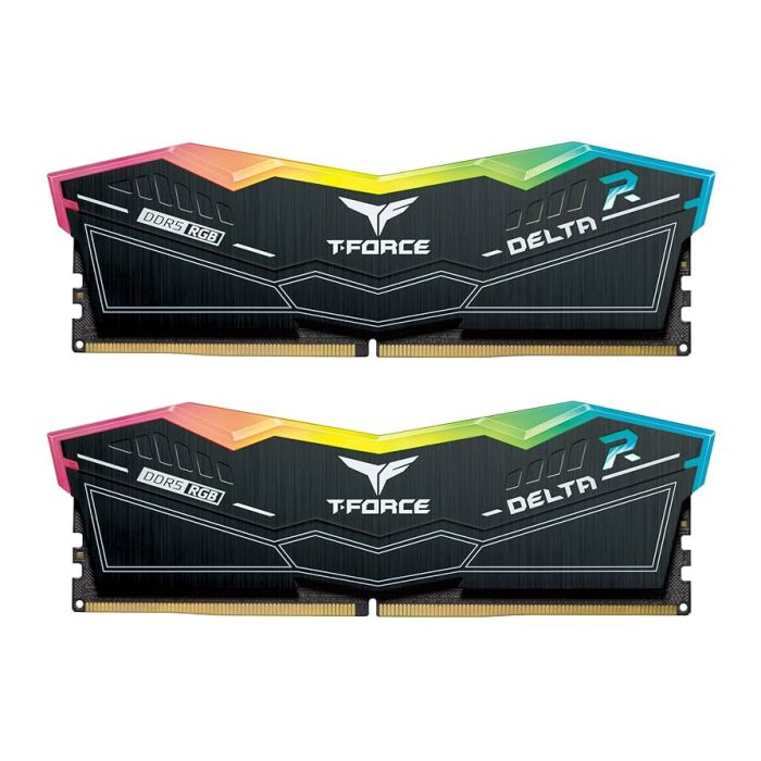 ⁦T-FORCE DELTA RGB 32GB (2x16) 6000MHz⁩ - الصورة ⁦1⁩