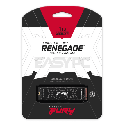 Kingston Fury Renegade 1TB PCIe Gen 4.0 NVMe m.2 internal gaming ssd