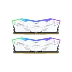 ⁦T-FORCE DELTA RGB 32GB (16x2) 6000MHz WHITE⁩ - الصورة ⁦3⁩