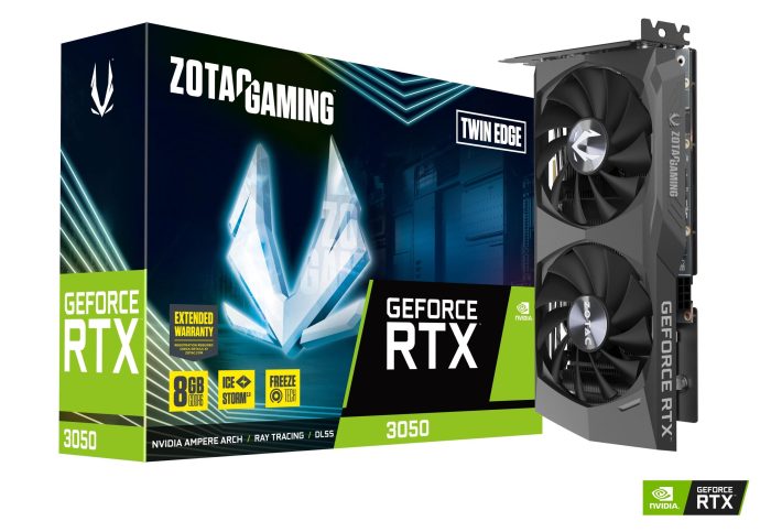 ⁦ZOTAC RTX 3050 6GB TWINEDGE⁩ - الصورة ⁦1⁩