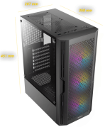 ⁦ANTEC AX20 BLACK⁩ - الصورة ⁦2⁩