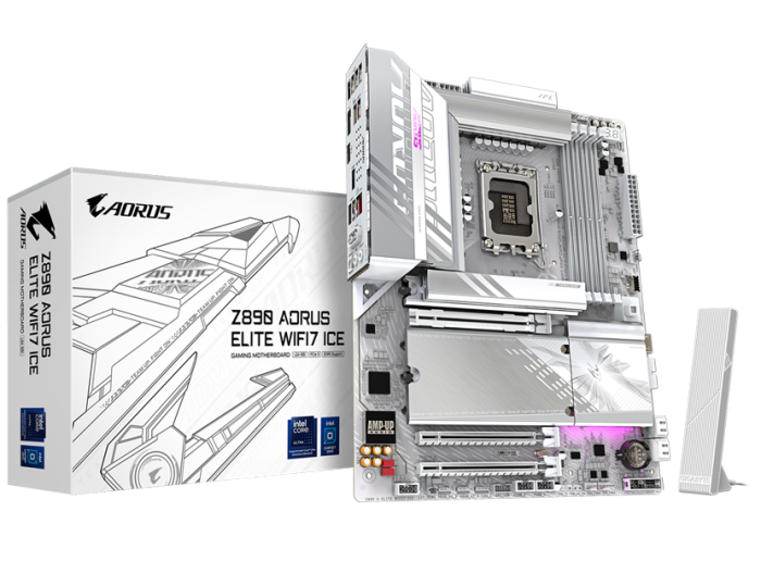 ⁦GIGABYTE Z890 AORUS ELITE WIFI7 ICE⁩ - الصورة ⁦1⁩