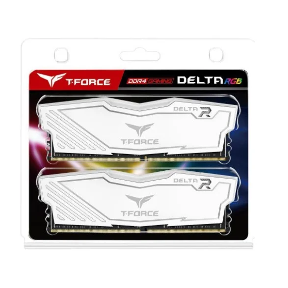 t-force-delta-2x8gb-ddr4-3200mhz-3 T-FORCE DELTA RGB 16GB 8GBX2 3600MHZ WHITE - الصورة 1